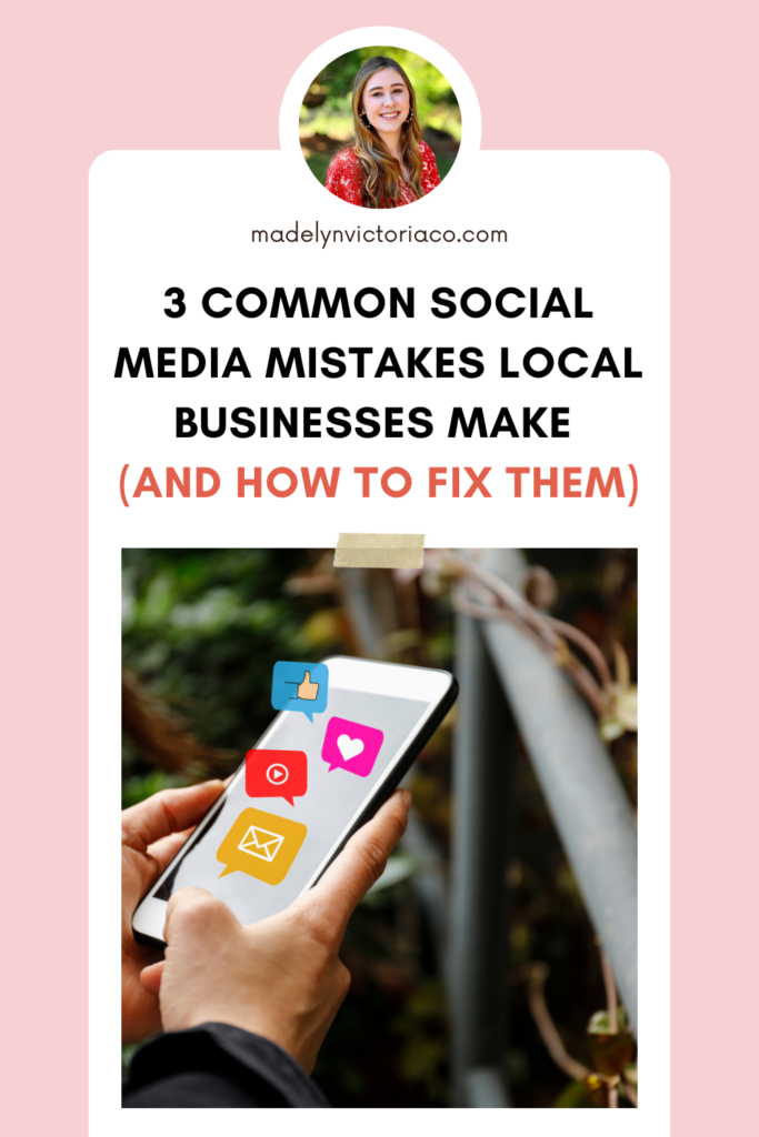 3 common social media mistakes local businesses make